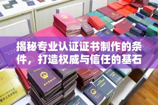 丹寨揭秘专业认证证书制作的条件，打造权威与信任的基石