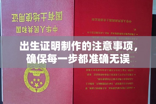 丹寨出生证明制作的注意事项，确保每一步都准确无误