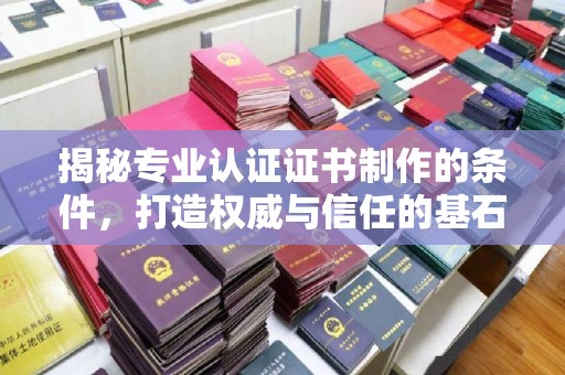 丹寨揭秘专业认证证书制作的条件，打造权威与信任的基石