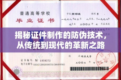 丹寨揭秘证件制作的防伪技术，从传统到现代的革新之路